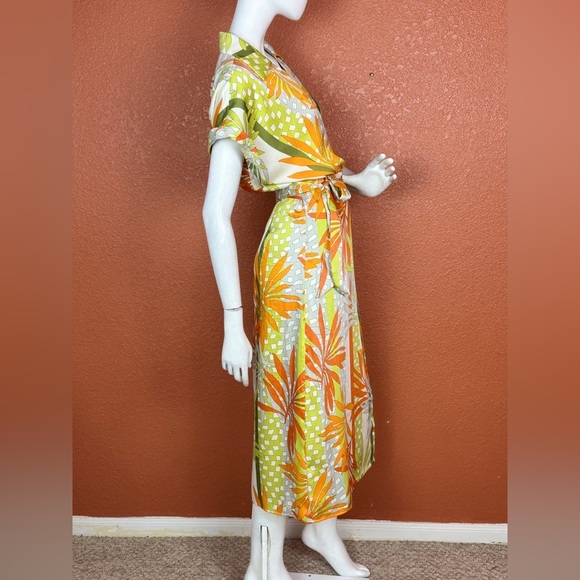 Dress Forum Los Angeles Tropical Print Maxi Dress Size Medium - Picture 5 of 17